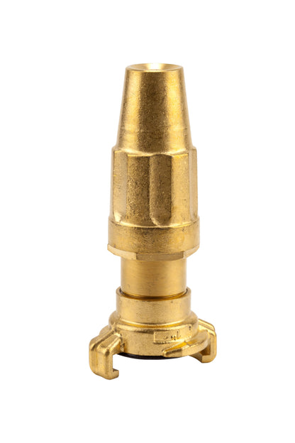Gardena Brass Quick Release Syringe 25 mm 1 Inch - Tubing: Rapid Coupling Connection with Adjustable and Lockable Water Jet 7132-20