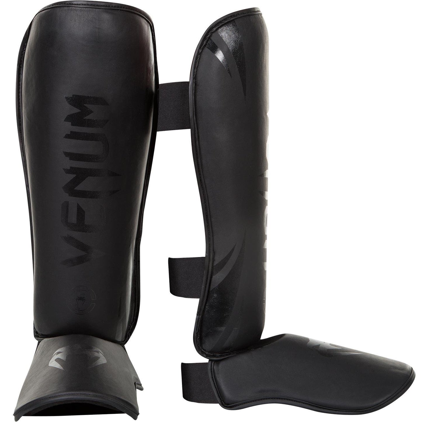 Venum, Challenger Standup Shin Guards, Men's, XL, Matte/Black