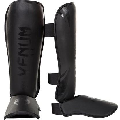 Venum, Challenger Standup Shin Guards, Men's, XL, Matte/Black
