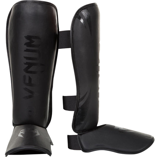 Venum, Challenger Standup Shin Guards, Men's, XL, Matte/Black