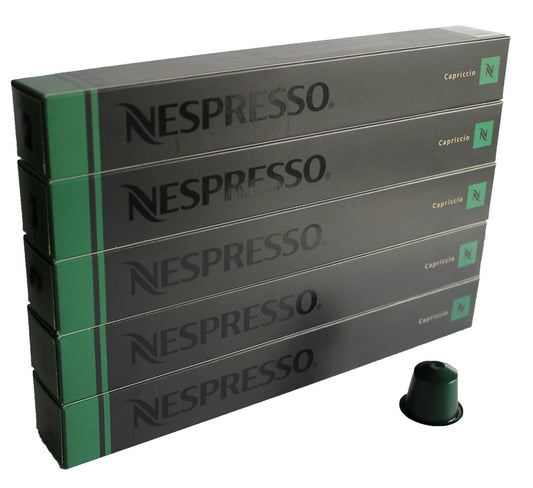 Nespresso 50 Capsules - 5X 10 Capriccio Espresso Original Capsules