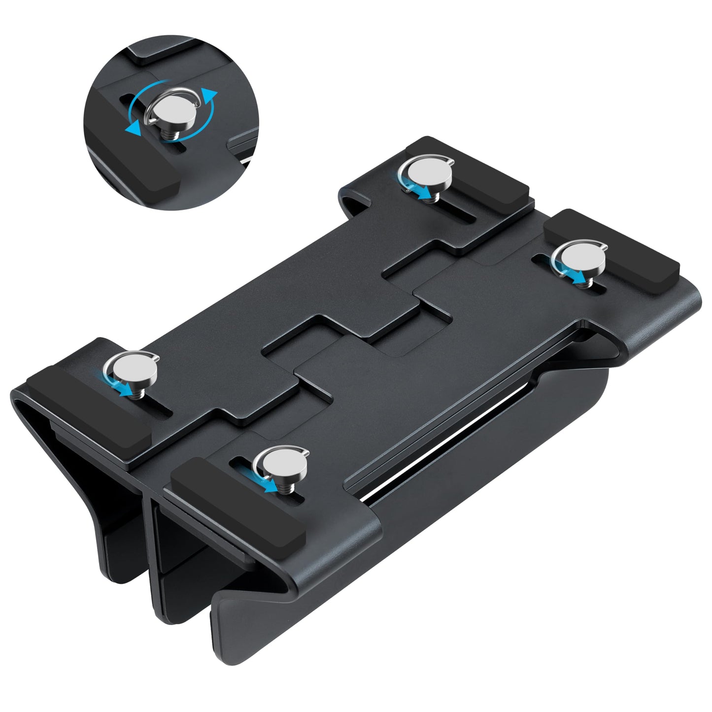 Psitek Aluminum Dual Vertical Laptop Stand Dock Holder,Adjustable 2 Slots Width 10~30mm(0.4~1.2 inch), Fits All MacBook and Laptop, Version 2023