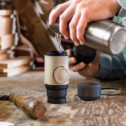 WACACO Minipresso NS2, Portable Espresso Maker Compatible with *Nespresso*Original Capsules and Compatibles, Manually Operated, 18 Bar Small Handheld