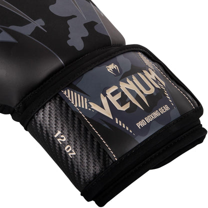 Venum, Impact Boxing Gloves, Unisex Adult, 10 Oz, Dark Camo/Sand
