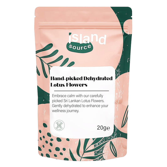 Premium Dehydrated Lotus Flower 20g ? Island Source Herbal Tea with Lotus Flowers