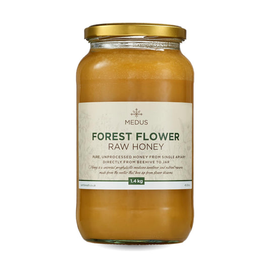 Earthbreath Forest Flower Raw Honey 1.4kg ? 100% Pure, Raw & Natural ? Sustainably Harvested ? Rich in Natural Goodness ? No Artificial Additivess ?