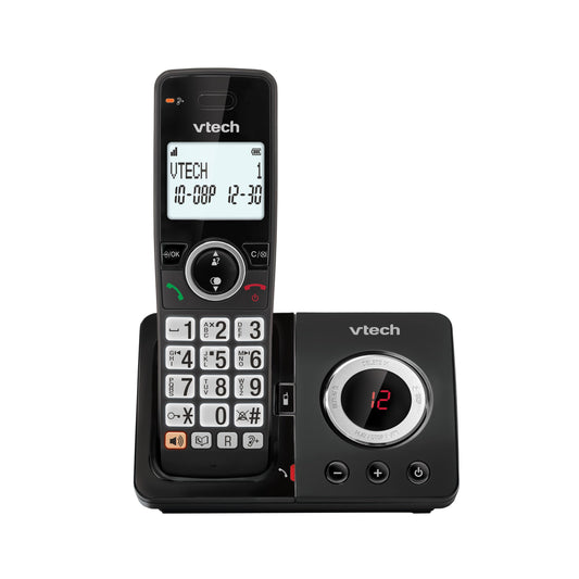 VTech EA5050 DECT Cordless Phone with Answering Machine,Nuisance Call Blocker, Volume Booster, Easy-to-Read Backlit Display, 18 Hours Talk-time,