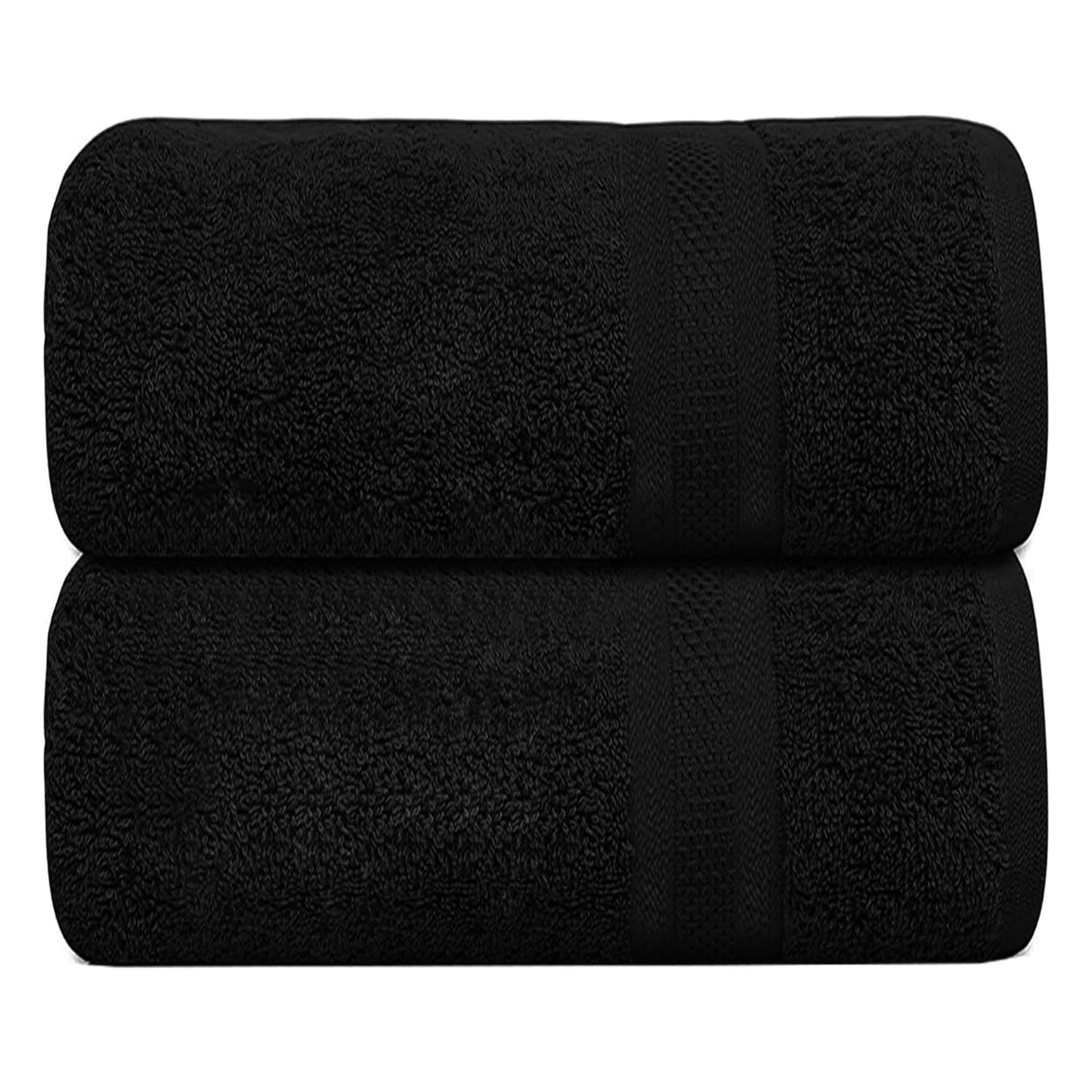 Hieftan Towels Bath Sheet Set – 100% Cotton Pack of 2 Jumbo Extra Large Bath Sheets Towel 600gsm Highly Absorbent Rapid Dry Super Sheets for Bathroom