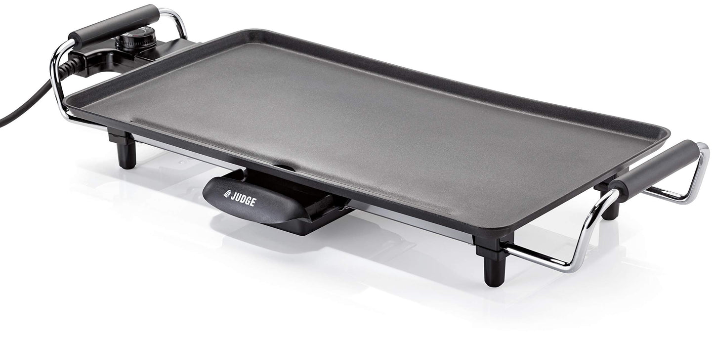 Judge Electric Table Top Grill Teppanyaki Hot Plate 43cm x 23cm 2000W - 2 Year Guarantee