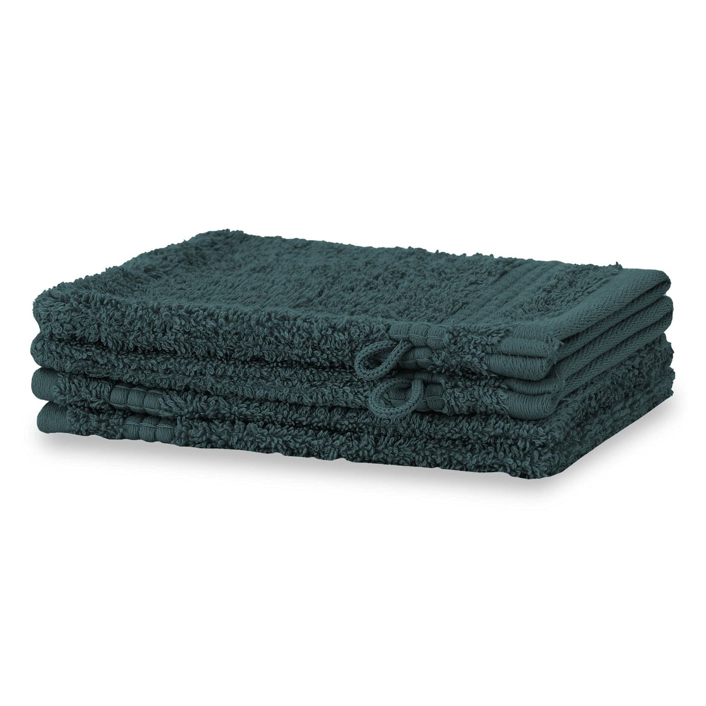 Merana Rome Washcloth Set Absorbent Soft and Lint- Terry Wash Mitts in Luxury Quality Heavy Organic Cotton 590 GSM