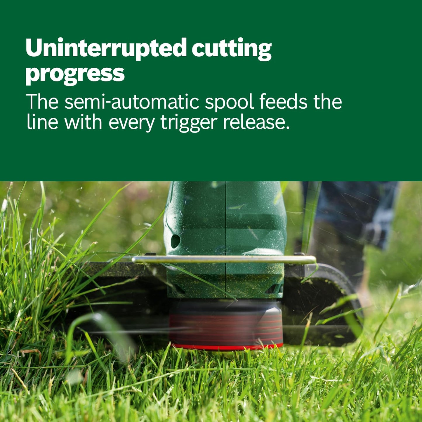 Bosch Cordless Grass Trimmer EasyGrassCut 18V-26 (Without Battery, 18 Volt System, Cutting Diameter: 26 cm, in Carton Packaging)