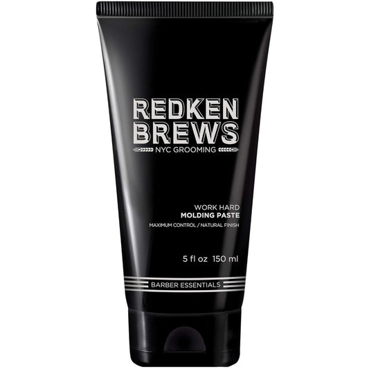 REDKEN Brews Work Hard Men's High Hold Molding Paste For a Matte Finish, 150 ml, P2066000