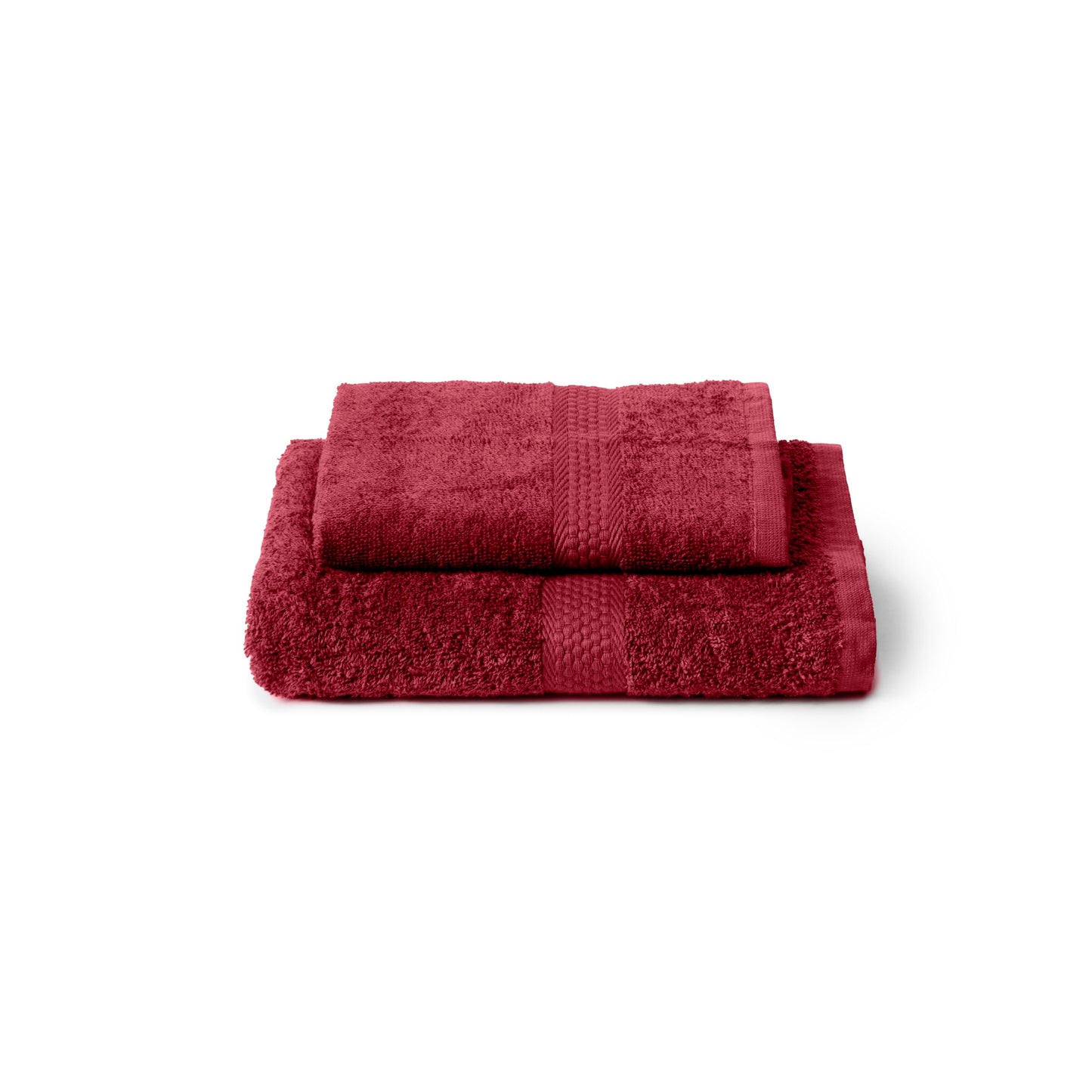 Caleffi Bath Towels, Face and Guest Towel Set, 55 x 100 cm, 100% Cotton