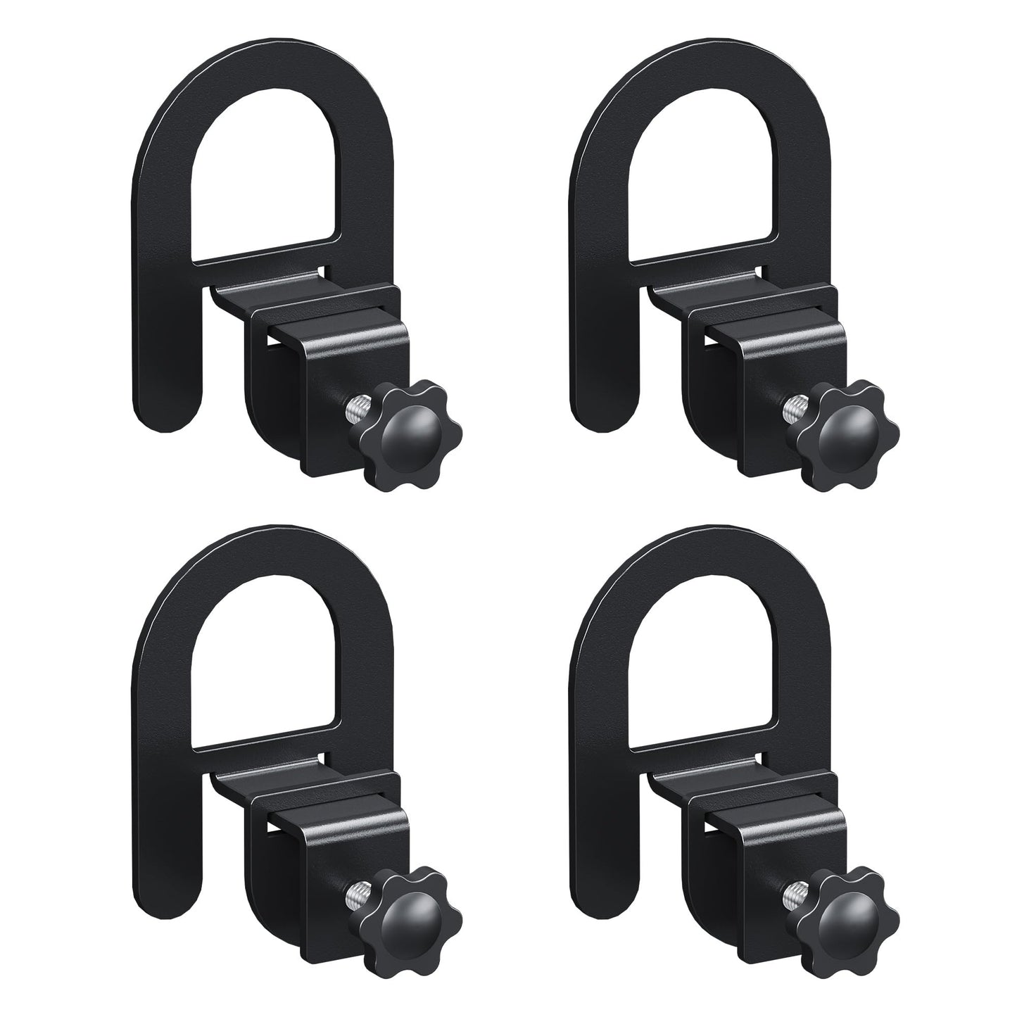 Lutown-Teen Non Slip Mattress Grippers, Mattress Stopper 4 PCS, Black