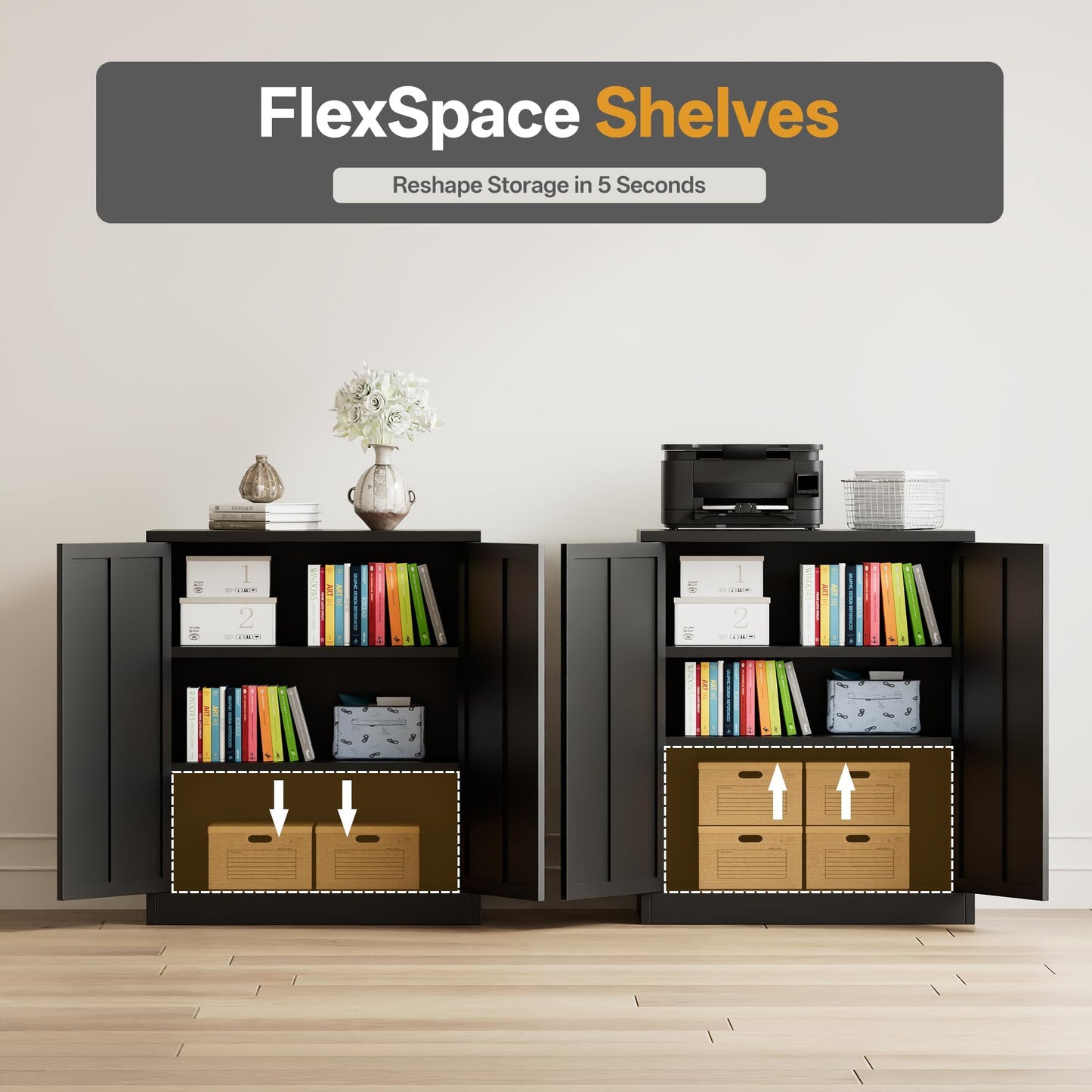 Metal Storage Cabinet, 90cm Locking Storage Cabinet with Doors & Shelves, Steel Storage Cabinet with 2 Adjustable Shelves for Garage, Home, Office