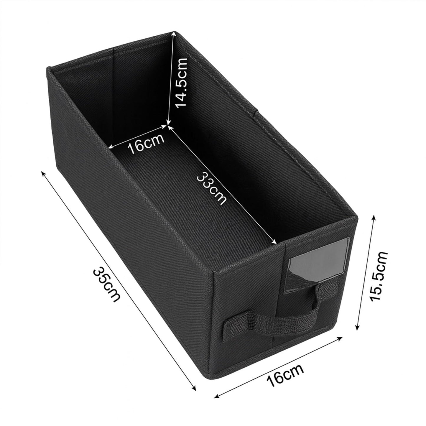 WinHUb CD Storage Boxes Set of 4, Foldable CD DVD Organiser with Lids 35x17x14cm, Holds 30 CDs Full Case, 60 Slim Case or 165 Sleeves