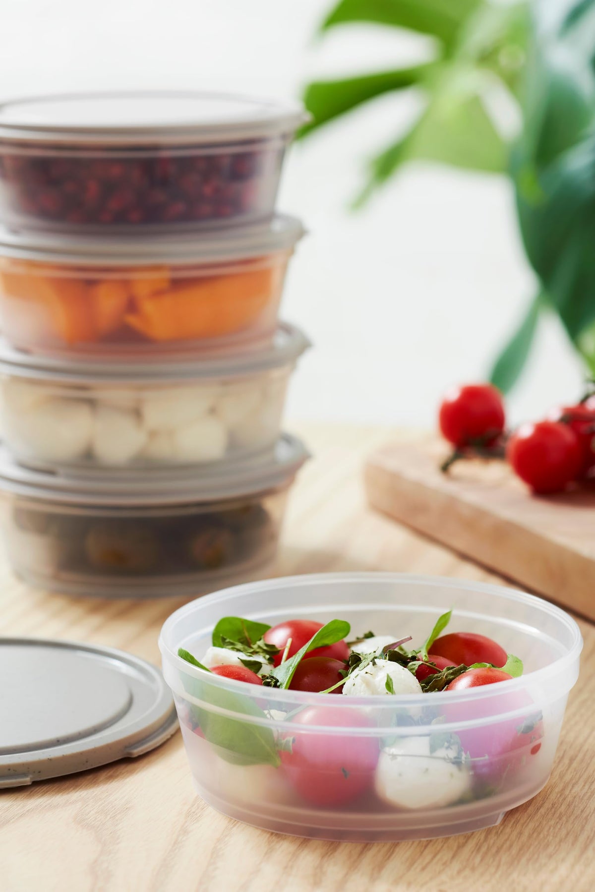 SmartStore Leakproof Food Storage Container 0,3L - Set of 8 | Dishwasher, Fridge, Microwave Safe | Lunch Box Meal Prep | Food Approved, BPA Free