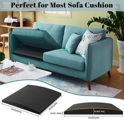 Winmist Glimpse 3Pack Sofa Cushion Support for Sagging Seat 50 x 50cm Couch Cushion Support High Density Foam Replacement for Seat Sagging Black