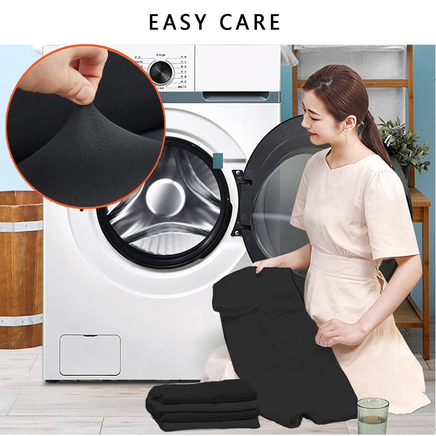 FYTXSZ Computer Office Chair Cover - Universal Fit Stretchable Washable Chair Slipcover for Rotating Chairs - Durable and Protective Armchair Cover