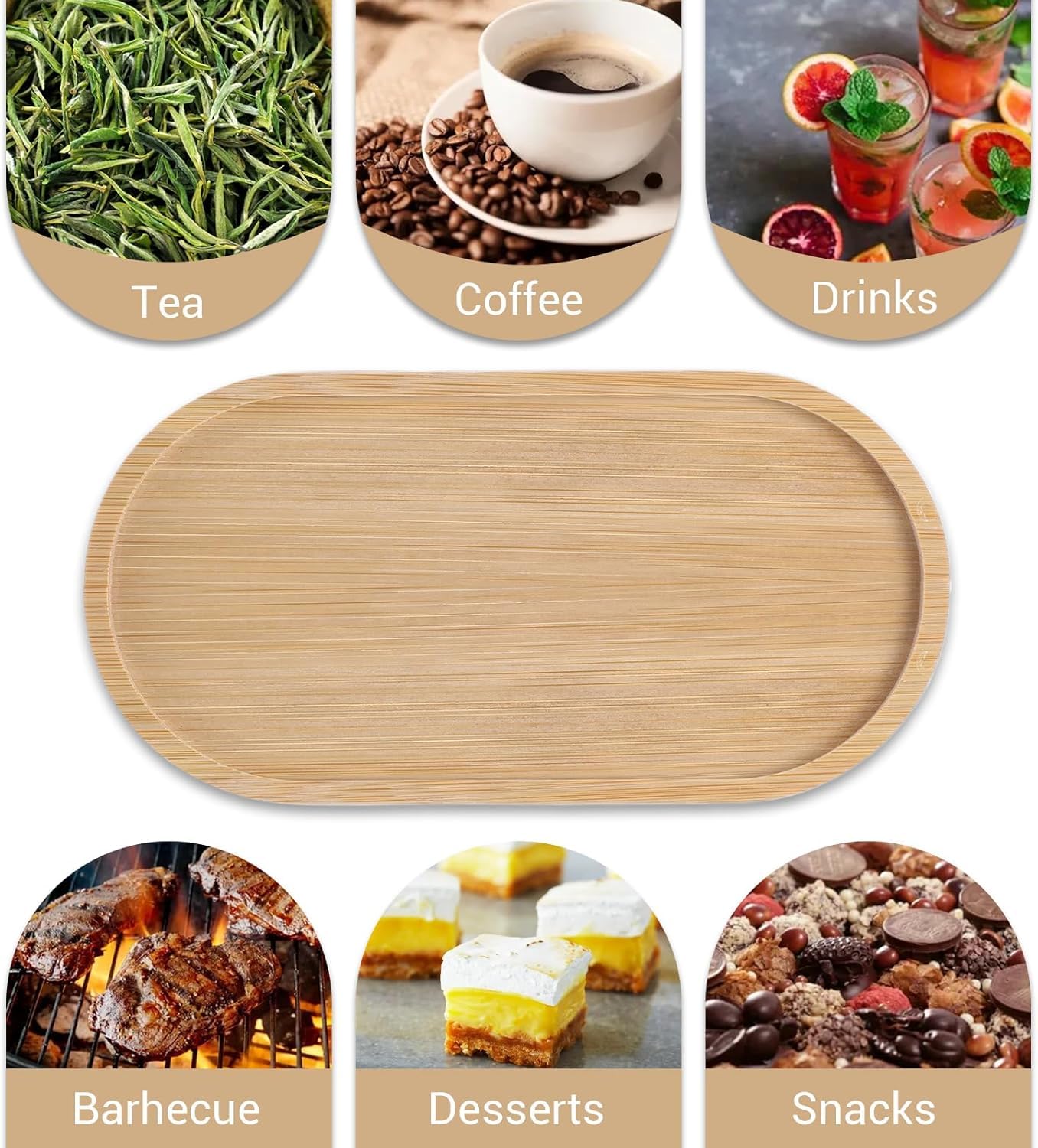 Bamboo Soap Tray, Wooden Soap Dispenser Tray, Bathroom Kitchen Accessories