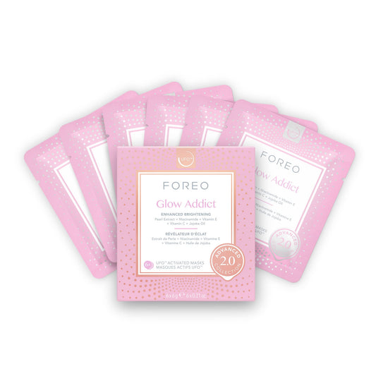 Glow Addict Advanced Collection 2.0 UFO-Activated Facial Mask, Hydrating Facial, Beauty & Personal Care, Vitamin C & Vitamin E, For All Skin Types &
