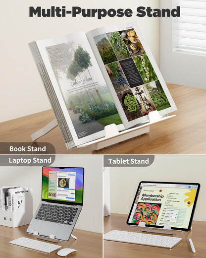 SAIJI Laptop Desk for Bed XX-Large Foldable Bed Table Tray
