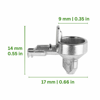 10 Pcs Shelf Pins Compatible with IKEA Part 131372 Billy Bookshelf - Zinc Alloy Die-Cast Shelf Support Pegs