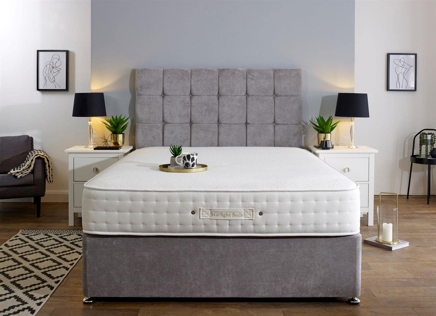 Starlight Beds Signature Small Single Memory Foam Pocket Sprung Mattress