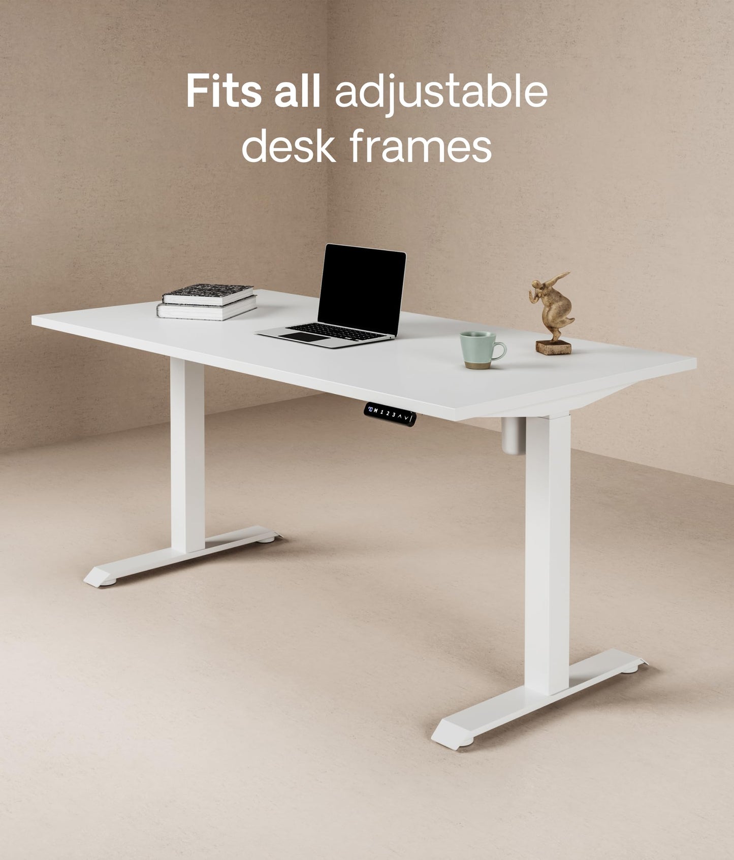 Desktronic Table Top 160 x 80 cm Desk Top - Perfect for Height-Adjustable Desks, Dining Tables and More - Made in Europe