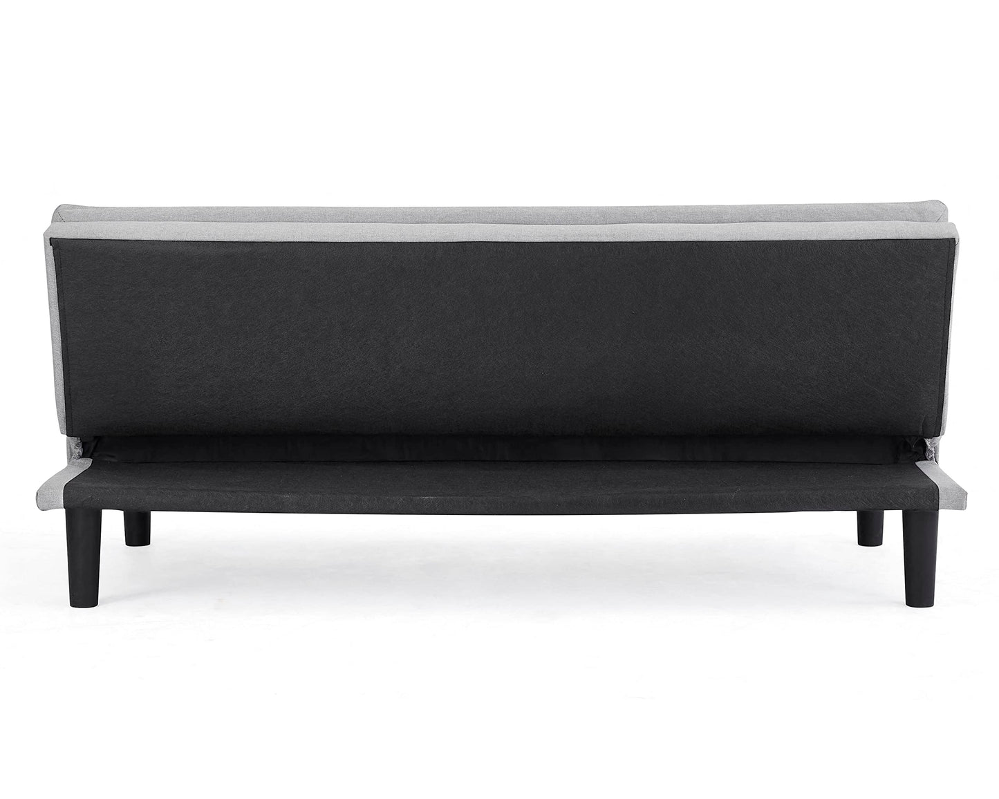 Home Detail Pearse 3 Seater Sofa Bed, Light Grey Fabric