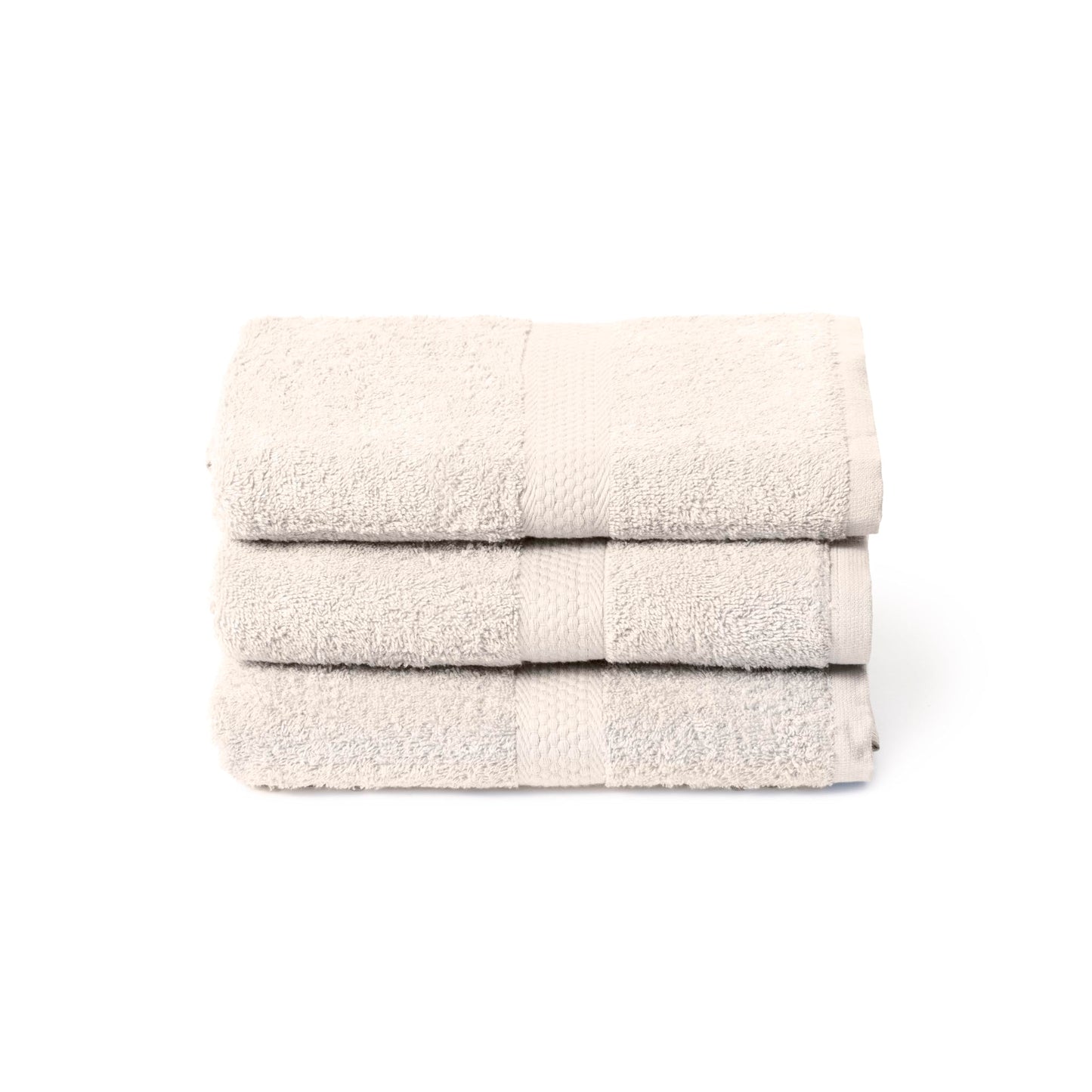 Caleffi 3X Large Bath Towel Set, 55x105cm, 100% Cotton Bath Set - Soft and Absorbent, Great for Bathroom, Face and Daily Use, Shower Towel