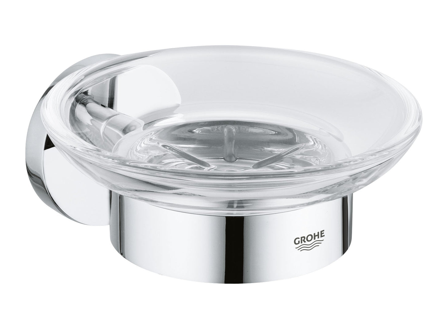GROHE 40444001 Essentials Soap Dish and Silver Holder