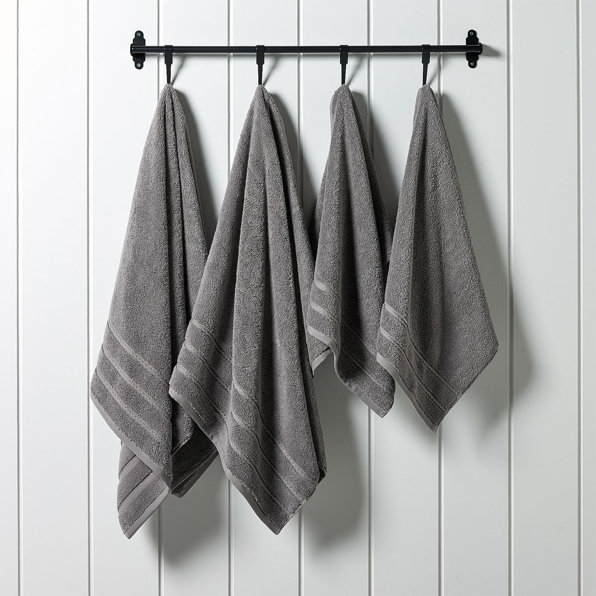 Christy Antalya Large Bath Towels | Set of 6 | 100% Turkish Cotton | 600GSM | Soft Plush Luxury Towel Set