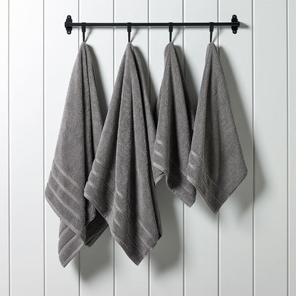 Christy Antalya Large Bath Towels | Set of 6 | 100% Turkish Cotton | 600GSM | Soft Plush Luxury Towel Set