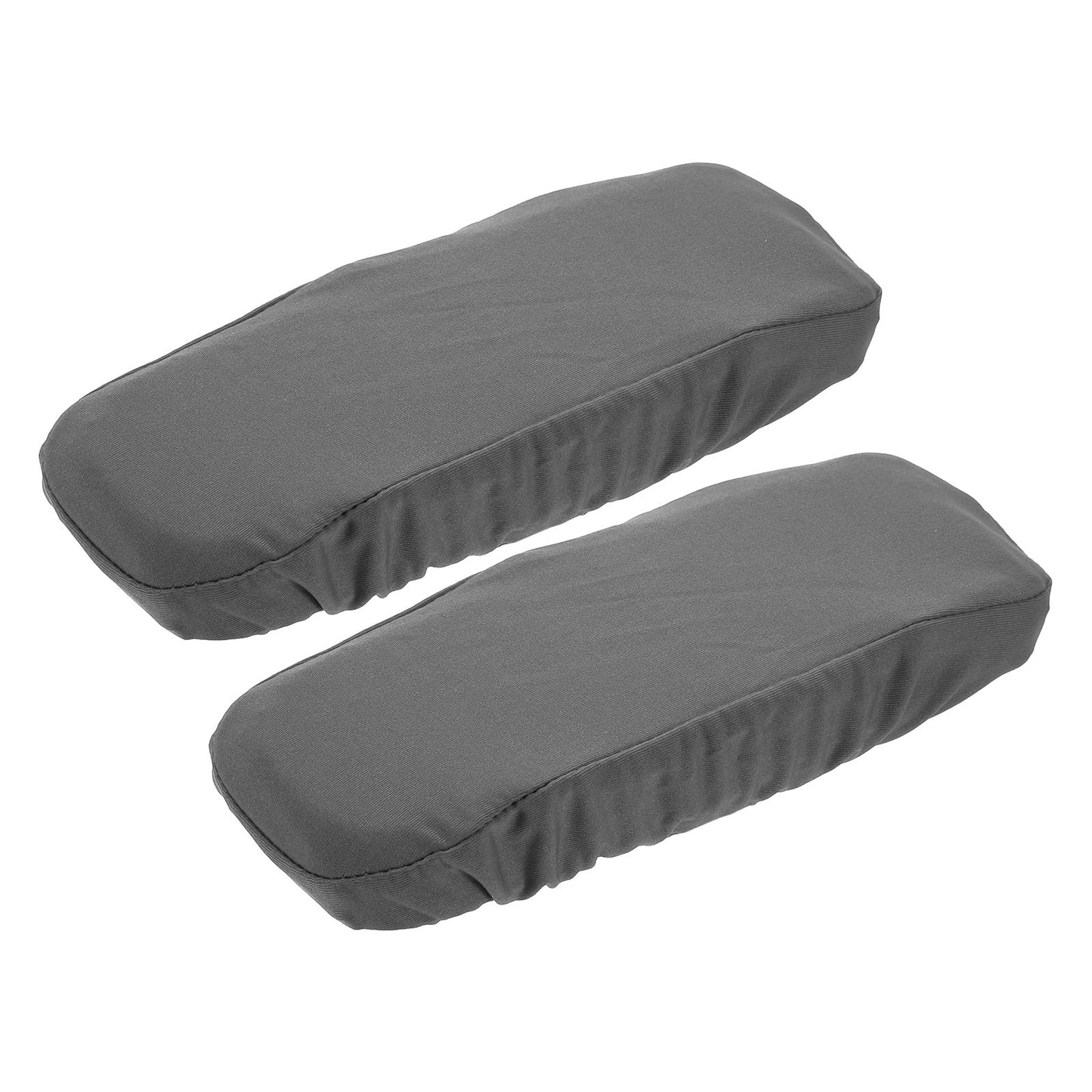 sourcing map Chair Armrest Slipcovers Covers, 22 x 7cm Polyester Removable Seat Hand Rest Protector for Office Chairs Desk Chair(Gray)