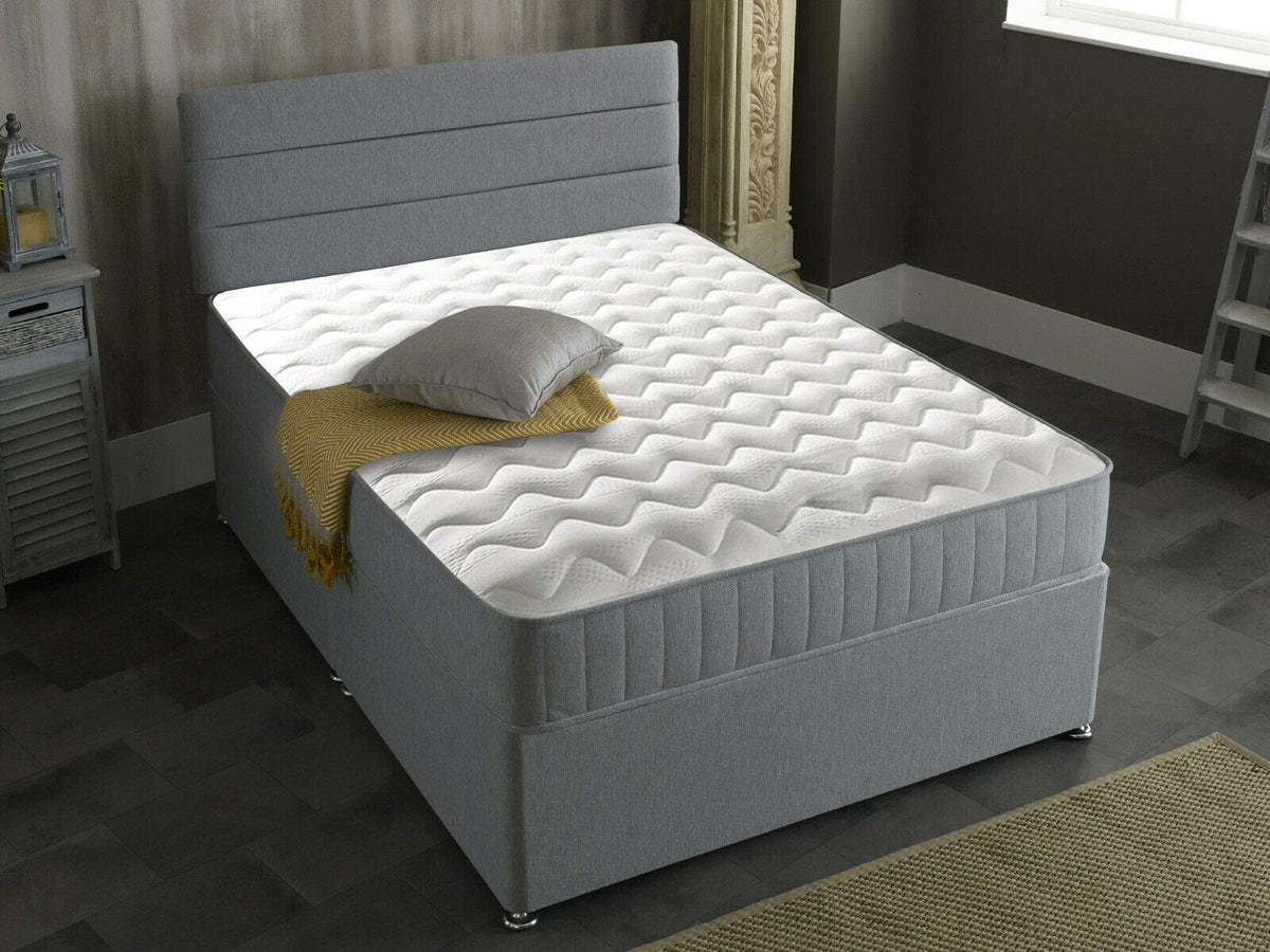 Starlight Beds Castle Single Mattress, Grey, 3ft x 6ft3