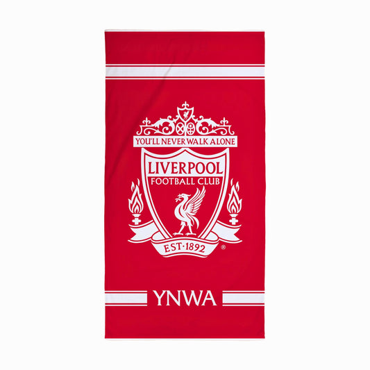 Liverpool FC Character World Official Towel | Super Soft Feel, YNWA Football Club Design | Perfect The Home, Bath, Beach & Swimming Pool | One Size