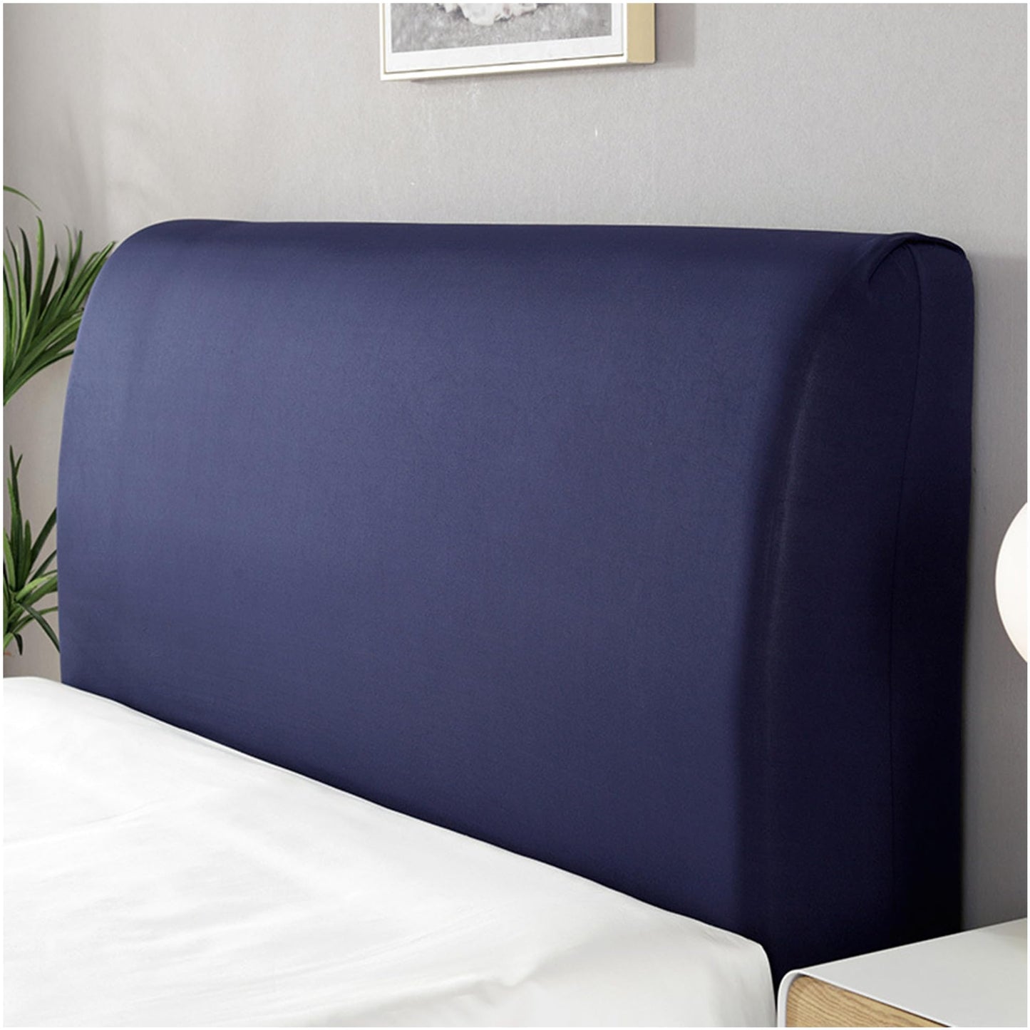 Sueving Stretch Headboard Cover, Bed Headboard Cover, Dustproof Headboard Wrap, All-Inclusive Bed Head Protector for Single/Double/King/Super King