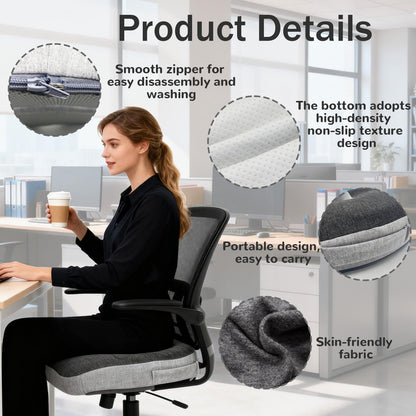 Carreuty Memory Foam Donut Cushion, Ring Cushions for Pressure Relief Hemorrhoids coccyx pain Postnatal Pain, donut pillow for Office Chair, Car