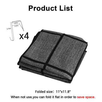 VERONLY Hanging Shoe Rack Storage Over Door Organiser - Hanger Storage Holder Bag Wall Mounted with 24 Large Pockets & 4 Wide Hooks for Closet