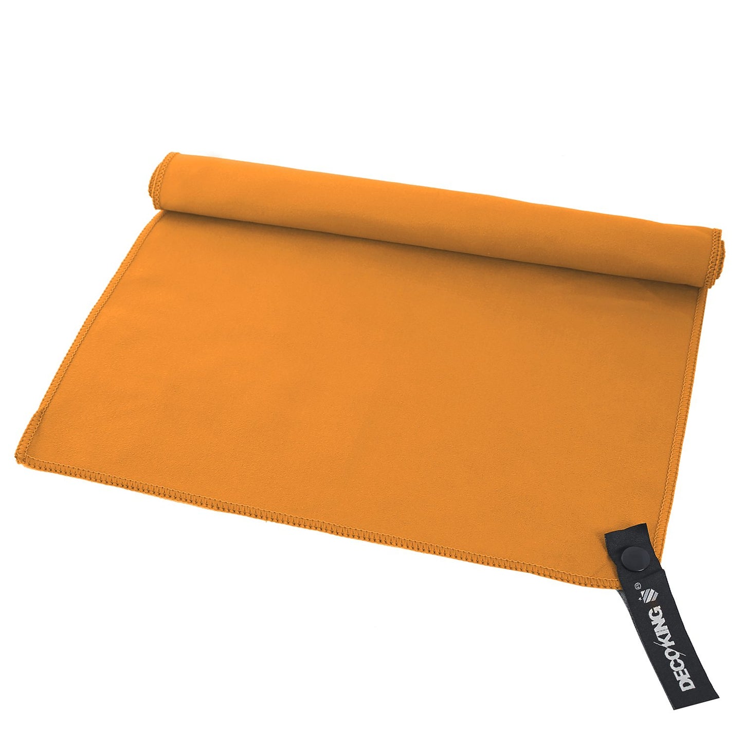 DecoKing Set of 2 Microfibre Guest Towels 30 x 50 cm Orange Cooling Quick-Drying Sports Towel Ekea