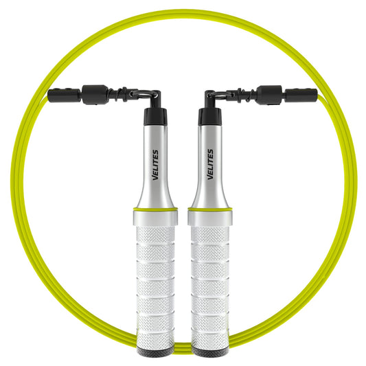 Velites Earth 2.0 Weighted Skipping Rope for Crosstraining, Boxing and Fitness I (Limited Edition) I Ideal for Maximizing Muscle Effort | Aluminium