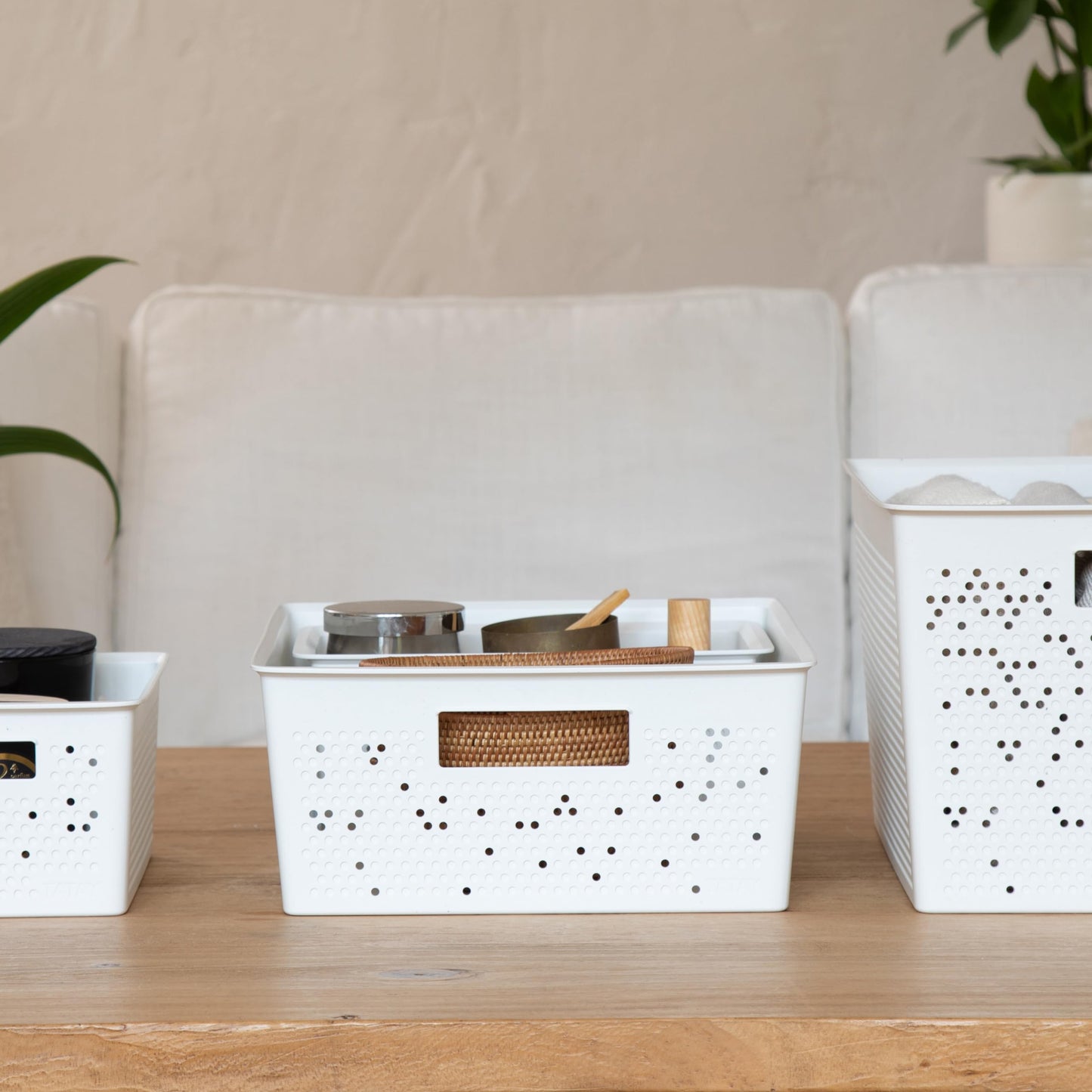 TATAY Storage Basket Bohol 12 L Optimal Ventilation Modular Storage Design