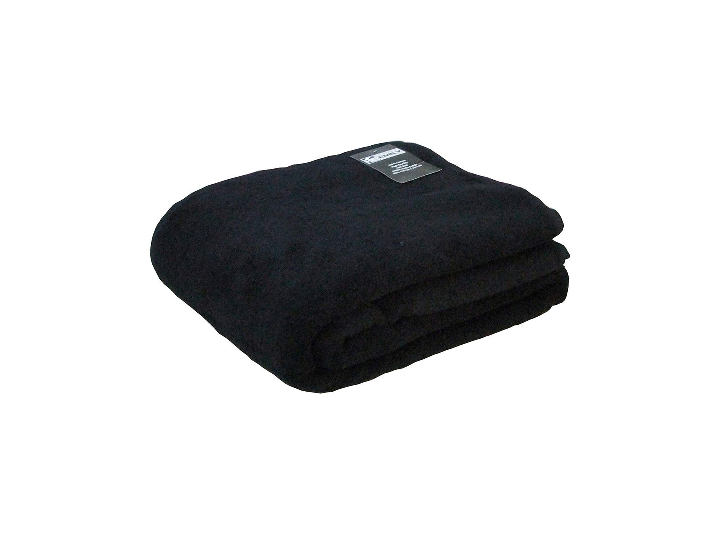 The House Of Emily Massive/Huge/Extra Large 100% Cotton Bath Sheet/Beach Towel - 150cm x 200cm (Black)