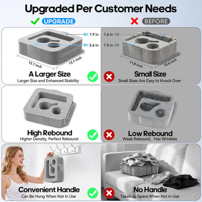 Heyife Couch Cup Holder Pillow with L-Shaped Tablet Slot, Sofa Cup Holder Tray for iPad, Kindle, Switch, Phone & Drink Holder