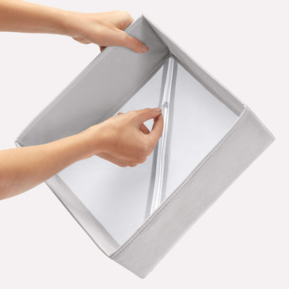 Rayen - Foldable Drawer Organiser Containing 6 Clothes Organiser Boxes in Different Sizes. 2 Boxes 14 x 10 cm