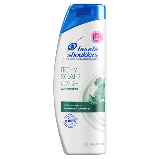 Head & Shoulders Itchy Scalp Care with Eucalyptus Anti-Dandruff Shampoo 13.5 Fl Oz (Pack of 2)