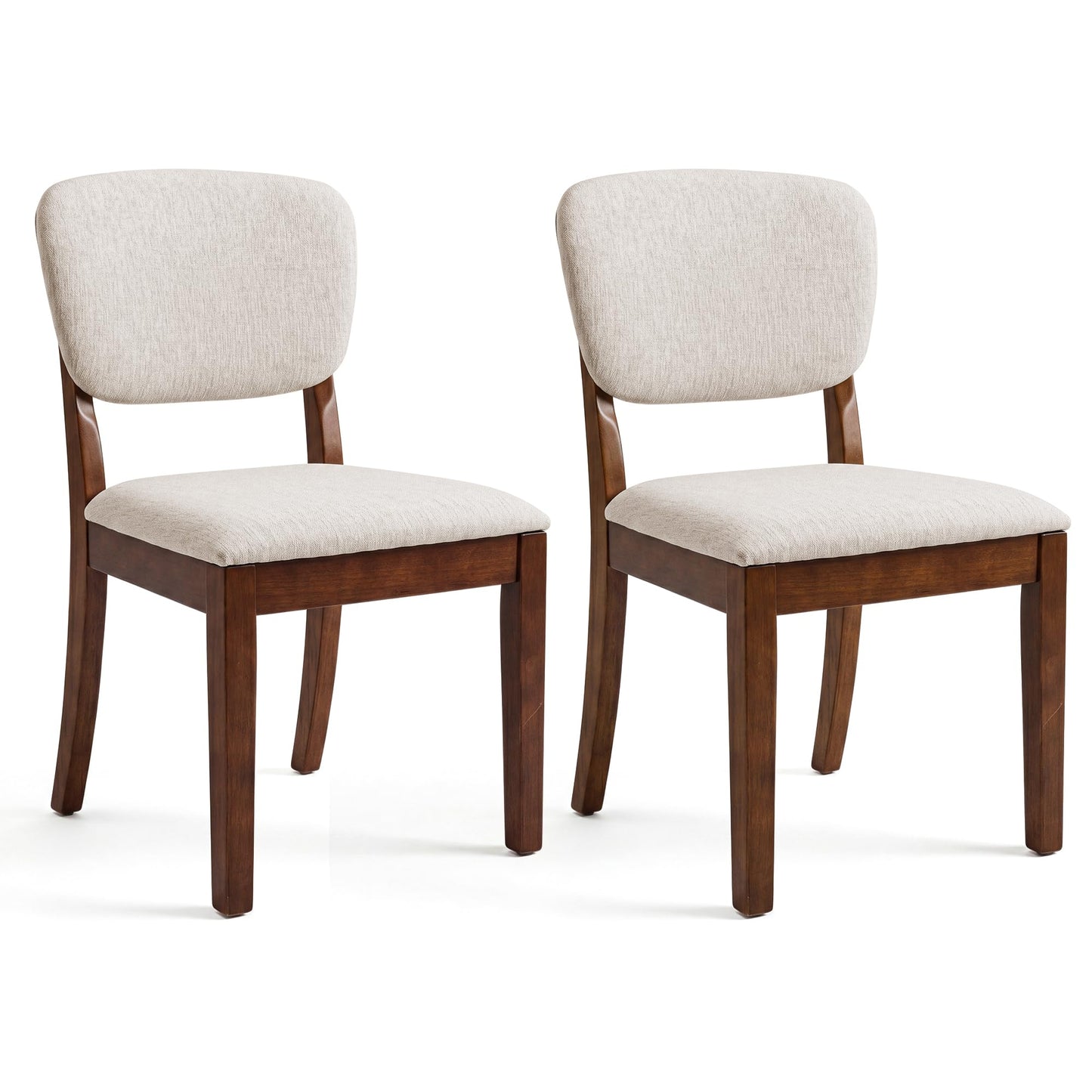 BonVache Upholstered High Back Kitchen Chair Dining Chairs set of 2