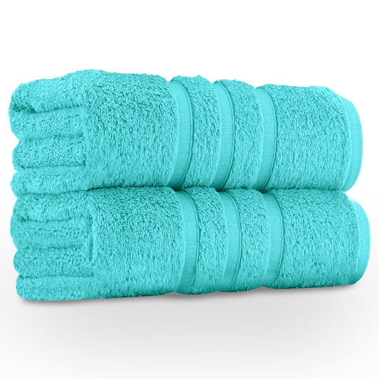 GC GAVENO CAVAILIA Large Bath Sheet 2 Pack - 100% Egyptian Cotton Jumbo Towels - Highly Water Absorbent & Quick Dry Extra Large - Easycare & Durable -