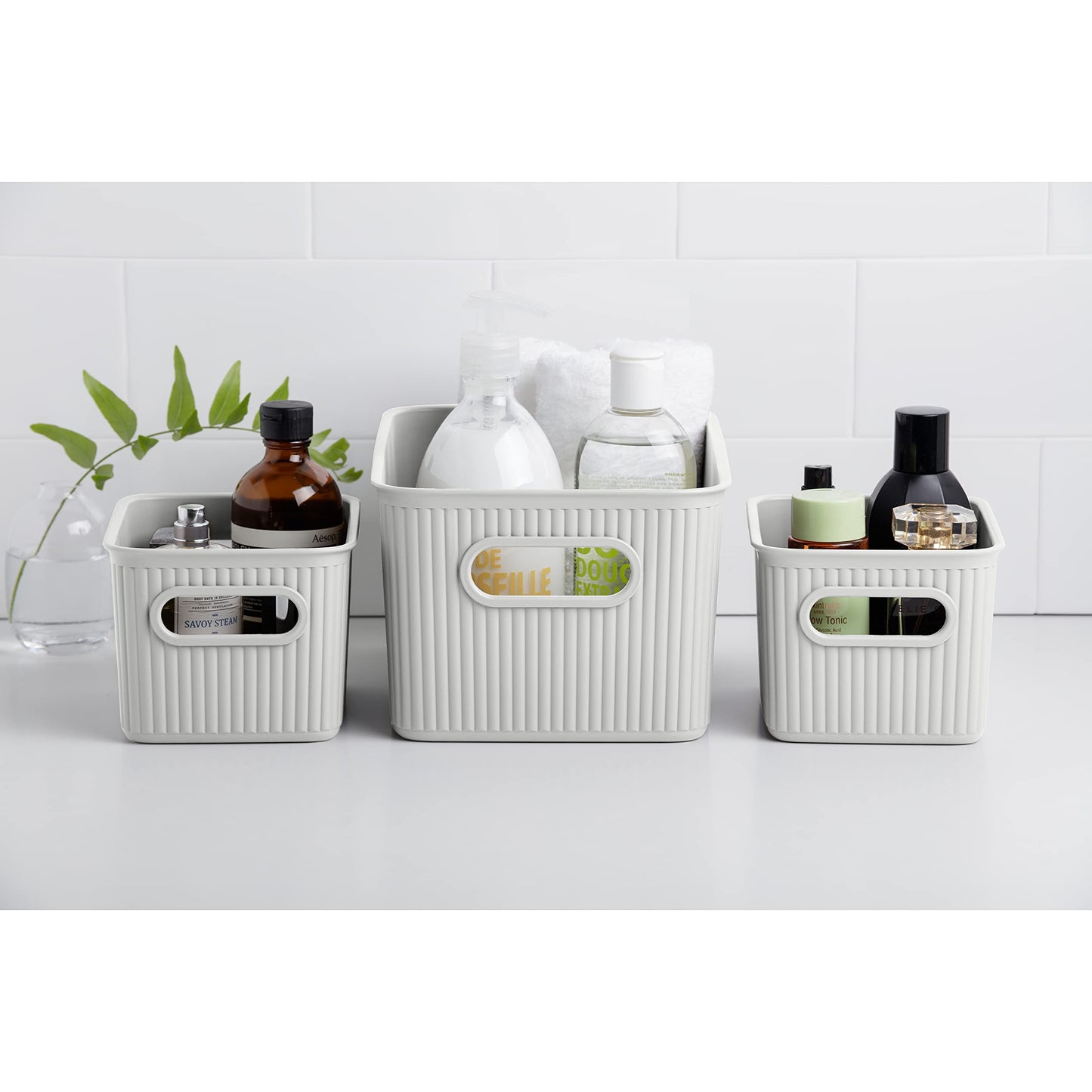 TATAY Storage Basket Baobab 18.7x27.8x13.3 cm Compact Versatile Design